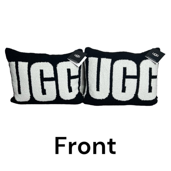 UGG Poppy Logo Pillow Set Of 2 - Picture 1 of 11
